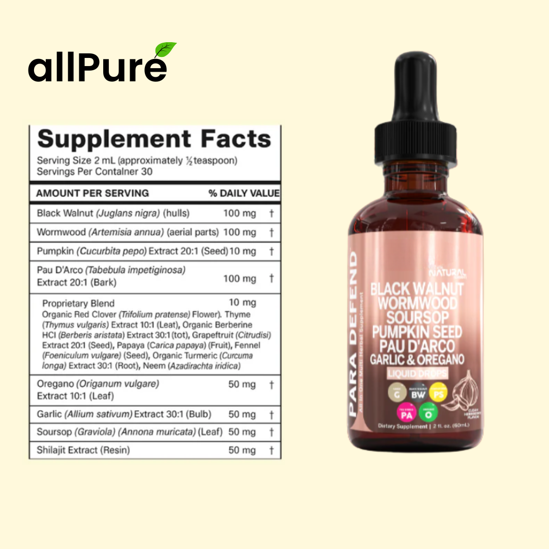 Wormwood Black Walnut Parasite Detox