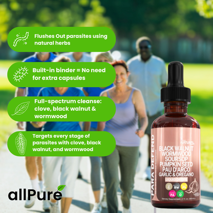 Wormwood Black Walnut Parasite Detox