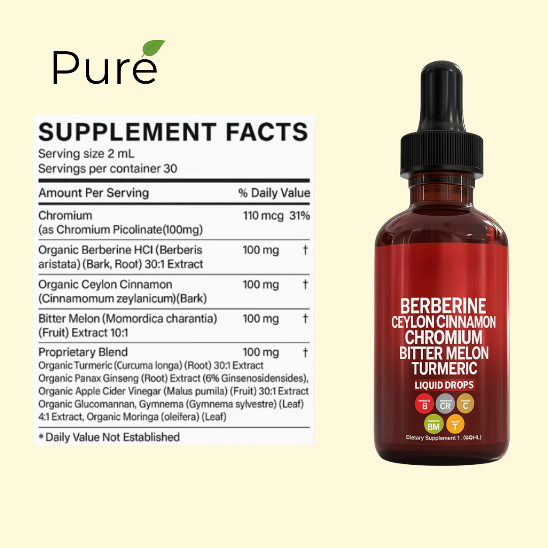 Berberine Cinnamon Blood Sugar Support